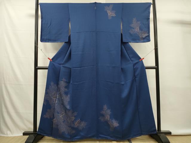 平和屋着物■訪問着 枝葉文 金彩 正絹 逸品 未使用 DABK6729ya