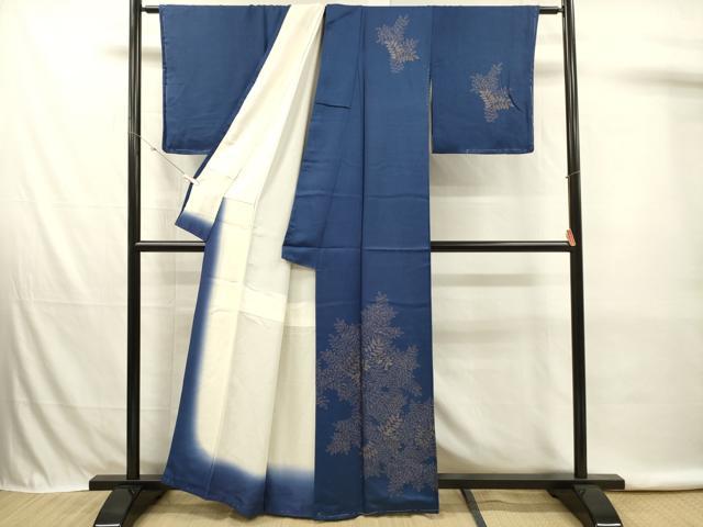 平和屋着物■訪問着 枝葉文 金彩 正絹 逸品 未使用 DABK6729ya