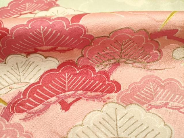平和屋着物■豪華振袖 駒刺繍 草花文 暈し染め 金彩 正絹 逸品 DABK6777ya