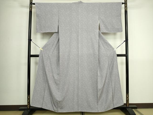 平和屋着物■上質な小紋 立波花文 正絹 逸品 未使用 DABK6845ya