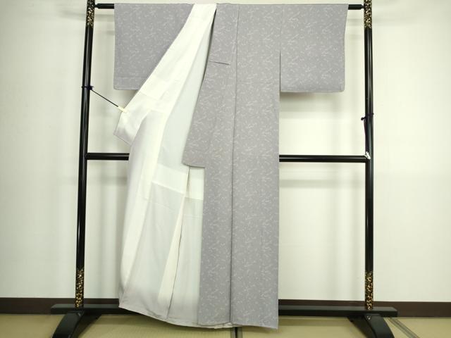 平和屋着物■上質な小紋 立波花文 正絹 逸品 未使用 DABK6845ya