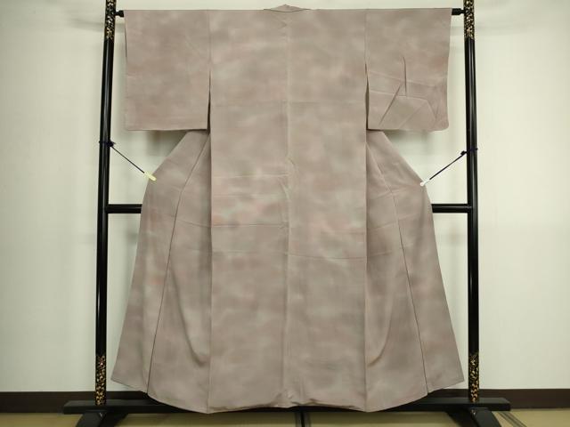 平和屋着物■上質な小紋 霞文 暈し染め 正絹 逸品 DABK6848ya