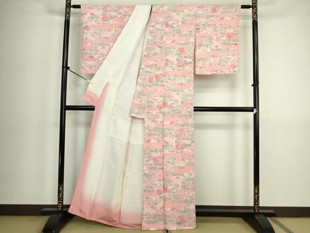 平和屋着物■上質な小紋 辻が花 正絹 逸品 DABK6852ya