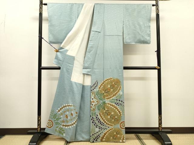 平和屋着物■豪華色留袖 更紗花文 金彩 正絹 逸品 DABK6954ya