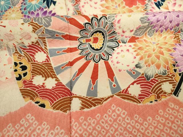 平和屋着物■豪華振袖 駒刺繍 絞り 花車文 金糸 正絹 逸品 DABK6977ya