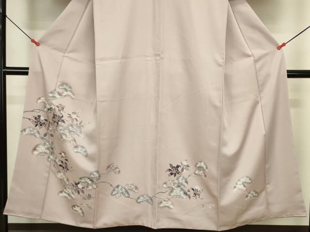 平和屋着物■訪問着 枝花文 暈し染め 正絹 逸品 DABK6996ya