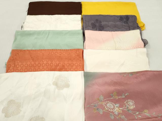 平和屋着物★和装小物 帯揚げ10枚セット 正絹 逸品 DABK7028xg