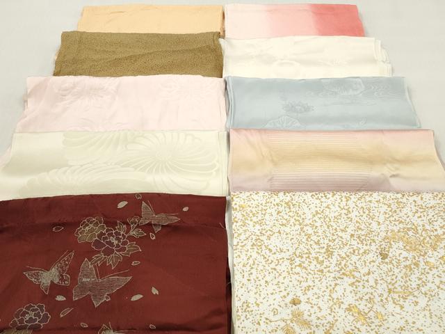 平和屋着物★和装小物 帯揚げ10枚セット 正絹 逸品 DABK7044xg