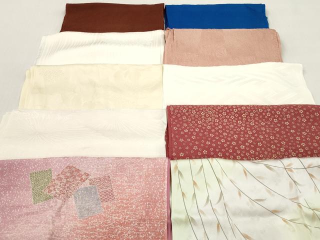 平和屋着物★和装小物 帯揚げ10枚セット 正絹 逸品 DABK7048xg