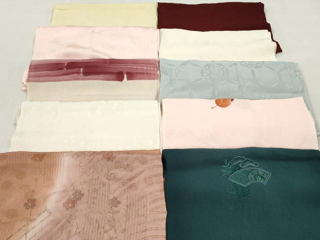 平和屋着物★和装小物 帯揚げ10枚セット 正絹 逸品 DABK7049xg