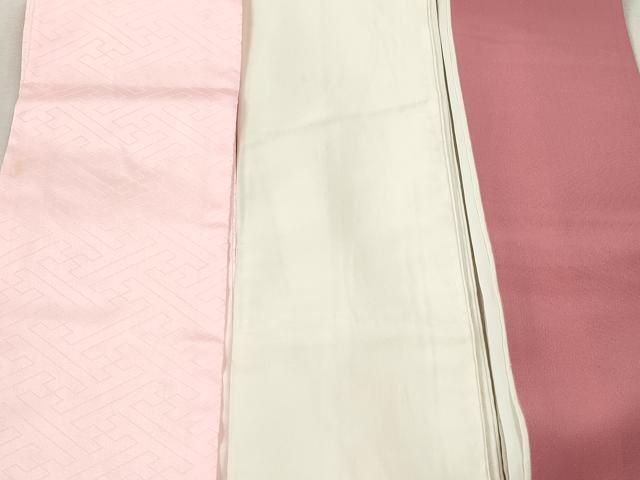 平和屋着物▼和装小物 重ね衿・伊達衿 まとめて20点 紗綾形 檜垣文 草花文 箔散らし 金彩 未使用品あり 逸品 DABK7119xg