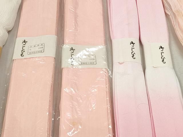 平和屋着物▼和装小物 着付け用品 まとめて25点 腰紐 絞り 未使用品多数 逸品 DABK7189xg