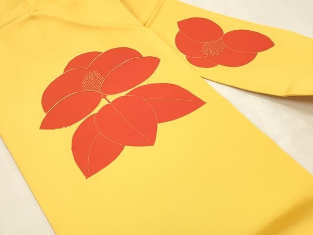 平和屋着物◎九寸名古屋帯 駒刺繍 草花文 正絹 逸品 DABK8241ar