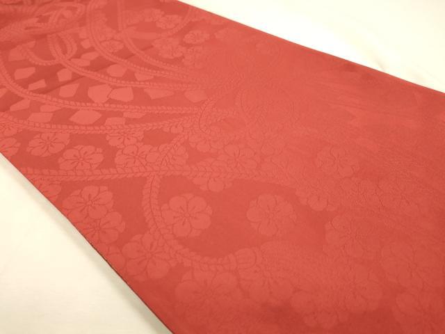 平和屋着物◎両面 全通柄袋帯 舞蝶花文 金銀糸 鈴乃屋扱い 正絹 逸品 DABK8544cm