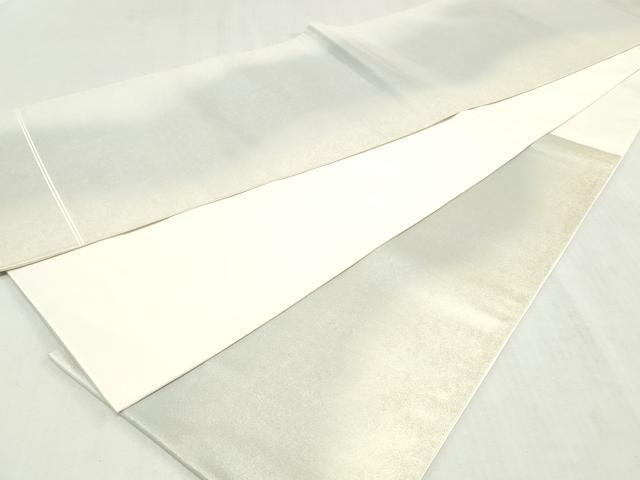平和屋着物◎六通柄袋帯 霞文 引箔 正絹 逸品 DABK8612cm