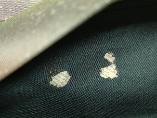 平和屋着物◎西陣 六通柄袋帯 箔散らし 金銀彩 正絹 逸品 未使用 DABK8772cm