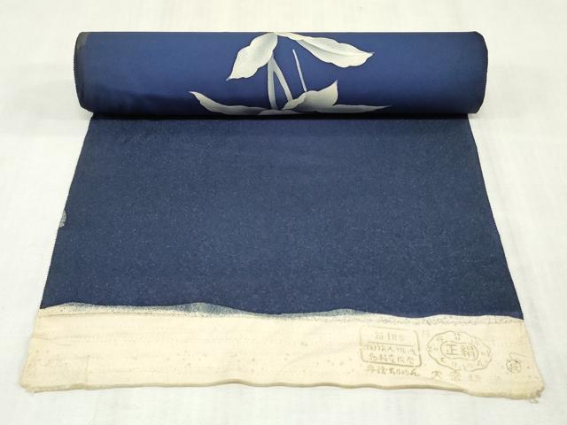 平和屋着物▼付下げ 反物 着尺 草花文 暈し染め 逸品 未使用 DABK9156zy