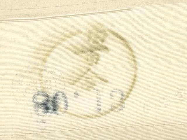 平和屋着物▼江戸小紋 反物 着尺 風景草花文 逸品 未使用 DABK9295zy