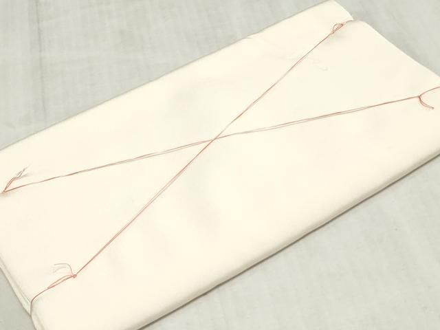 平和屋着物▼白生地 反物 着尺 生成り色 逸品 未使用 DABK9304zy