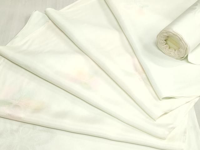 平和屋着物▼長襦袢 反物 着尺 舞花文 暈し染め 逸品 未使用 DABK9366zy