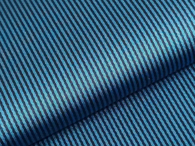平和屋着物●小紋 反物 着尺 縞 東レシルック 洗える着物 未使用 DABK9372zy