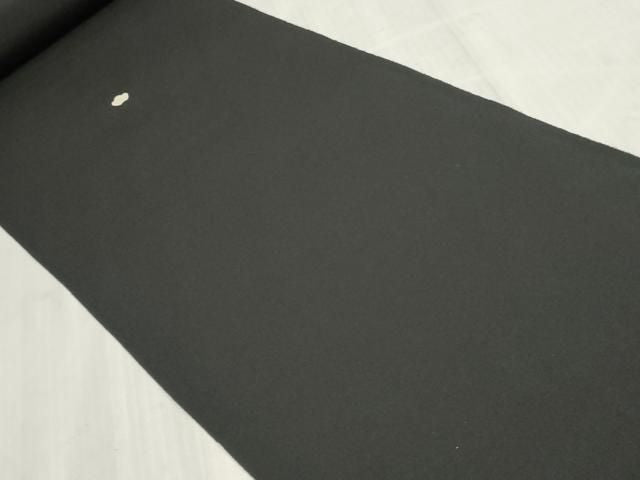 平和屋着物▼黒紋付 黒生地 反物 着尺 藍下染 逸品 未使用 DABK9374zy