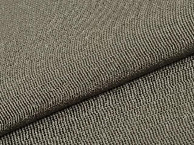平和屋着物▼紬 反物 着尺 アンサンブル 胡桃染色 逸品 未使用 DABK9489zy