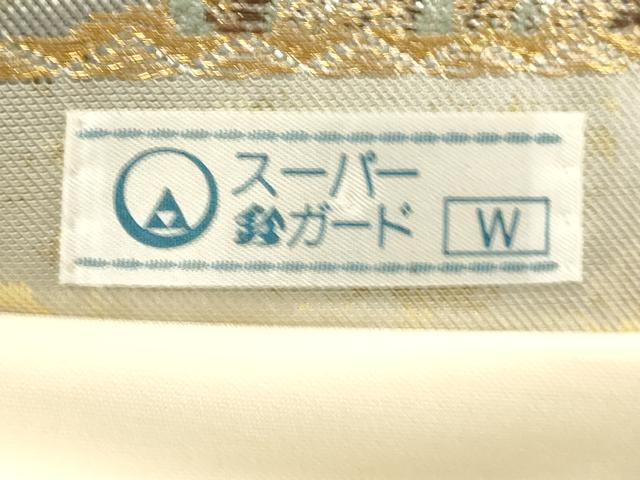 平和屋着物◎六通柄袋帯 唐織 枝花文 金銀糸 鈴乃屋扱い 正絹 逸品 DABK9536cd