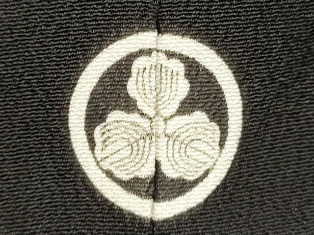 平和屋着物■豪華黒留袖 駒刺繍 吉祥飛鶴文 金銀彩 正絹 逸品 DABK9773cd