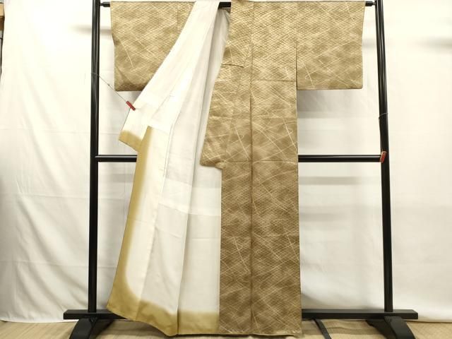 平和屋着物■上質な小紋 流水文 暈し染め 正絹 逸品 DABK9781cd