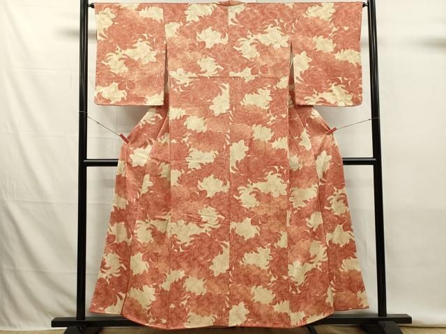 平和屋着物■上質な小紋 乱菊 金彩 正絹 逸品 DABK9808cd