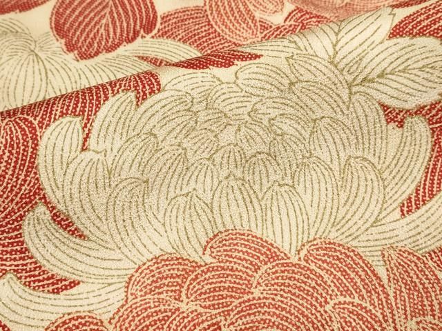 平和屋着物■上質な小紋 乱菊 金彩 正絹 逸品 DABK9808cd