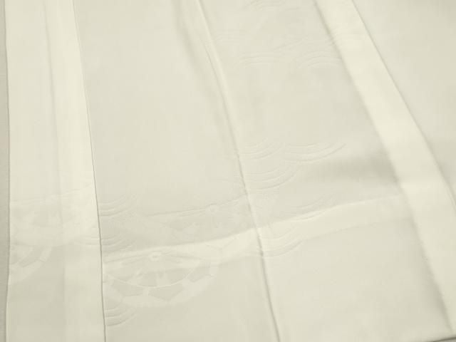 平和屋着物■長襦袢 無双仕立て 片輪車地紋 正絹 逸品 DABK9815cd