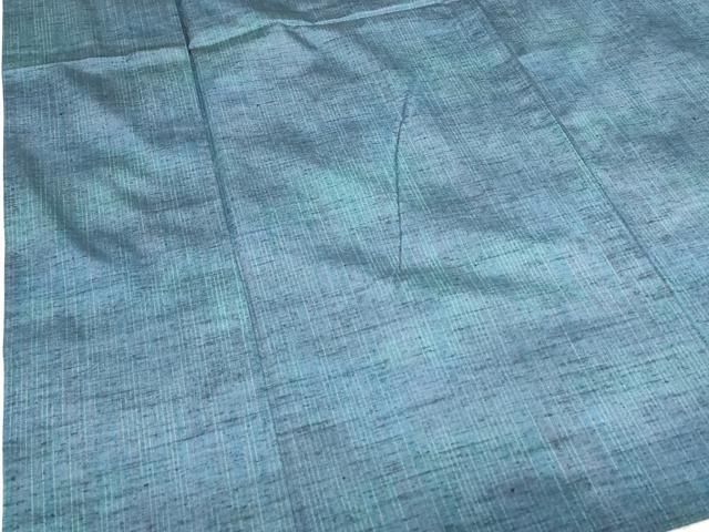 平和屋着物▽上質な紬 単衣 間道 正絹 逸品 DABK9978cd
