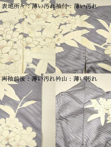 平和屋着物■豪華振袖 刺繍 枝花文 金彩 正絹 逸品 DABL0023qp