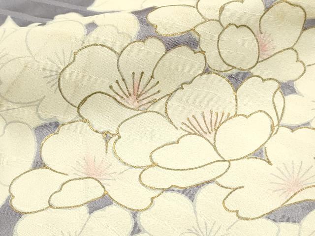 平和屋着物■豪華振袖 刺繍 枝花文 金彩 正絹 逸品 DABL0023qp