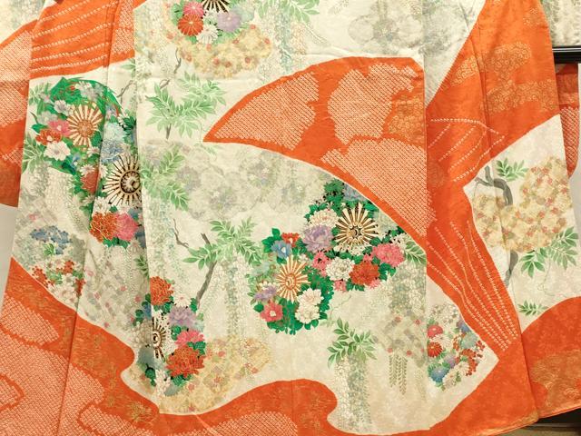 平和屋着物■豪華振袖 駒刺繍 絞り 源氏車花文 金彩 正絹 逸品 DABL0027qp