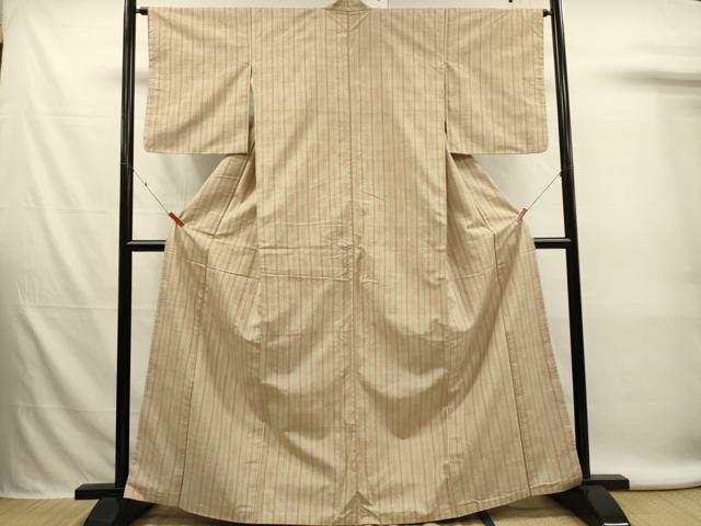 平和屋着物■上質な紬 間道 正絹 逸品 DABL0070qp
