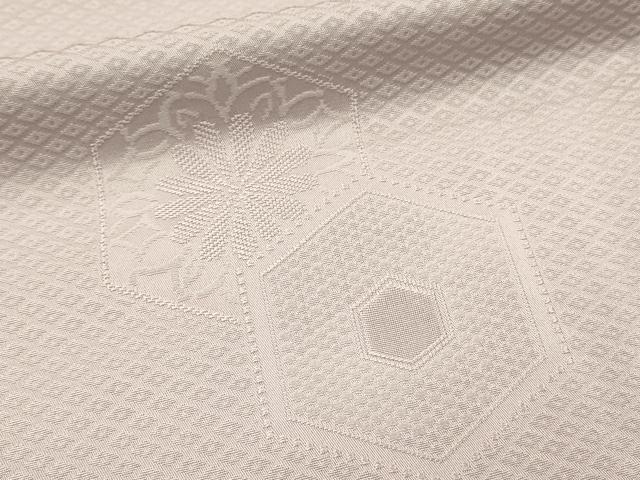 平和屋着物■上質な小紋 亀甲花文 正絹 逸品 DABL0077qp