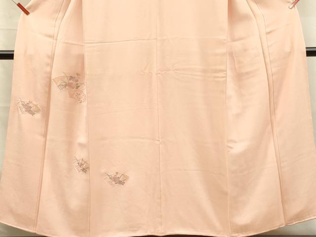 平和屋着物■中国三大刺繍 スワトウ刺繍 汕頭刺繍 総刺繍 訪問着 地紙草花文 正絹 逸品 DABL0081qp