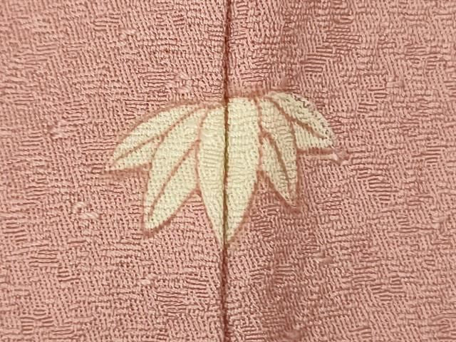 平和屋着物■上質な色無地 作家物 本草木染 霞地紋 虹色 正絹 逸品 DABL0526ya