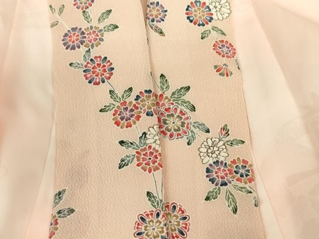 平和屋着物■振袖用長襦袢 無双仕立て 花車地紋 暈し染め 洗える着物 DABL0530ya