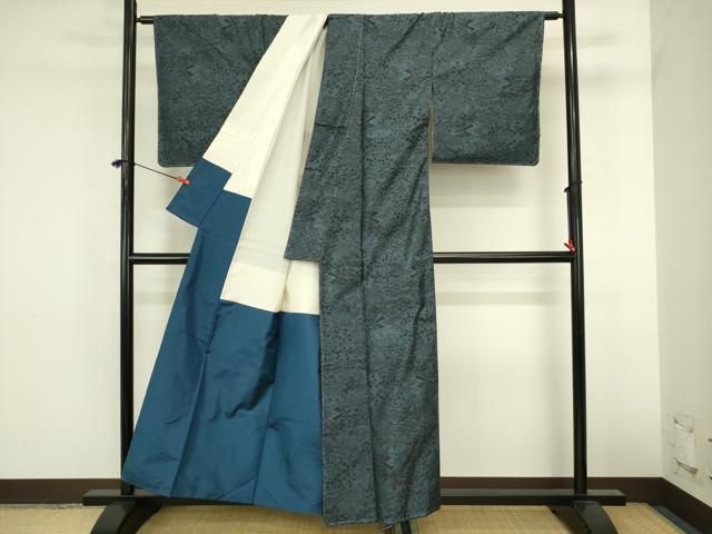 平和屋着物■本場大島紬 9マルキ 風景文 正絹 逸品 未使用 DABL0544ya