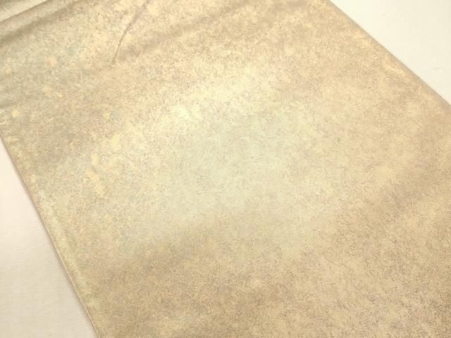 平和屋着物◎太鼓柄袋帯 霞文 金彩 引箔 正絹 逸品 DABL0623ya