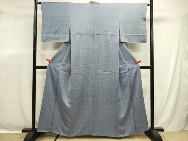 平和屋着物■上質な小紋 小花尽くし 正絹 逸品 DABL0639ya