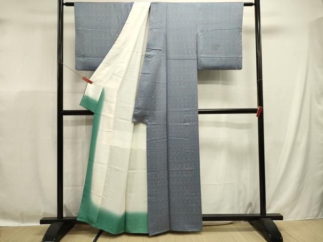 平和屋着物■上質な小紋 小花尽くし 正絹 逸品 DABL0639ya