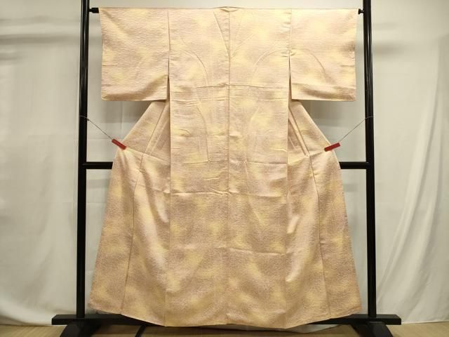 平和屋着物■上質な小紋 芝草文 暈し染め 正絹 逸品 DABL0705ya
