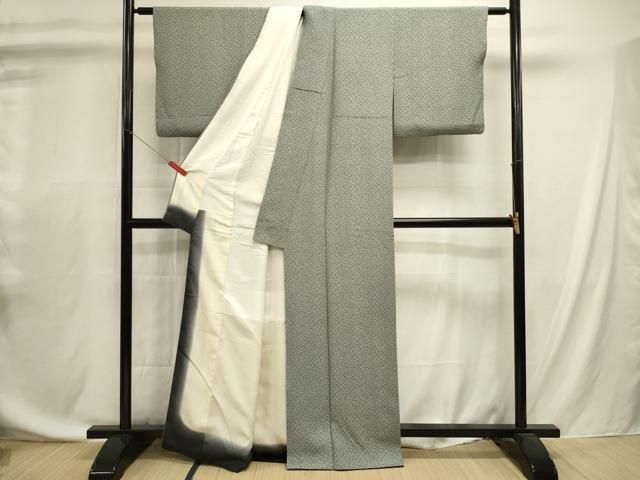 平和屋着物■上質な小紋 小花尽くし 正絹 逸品 DABL0711ya