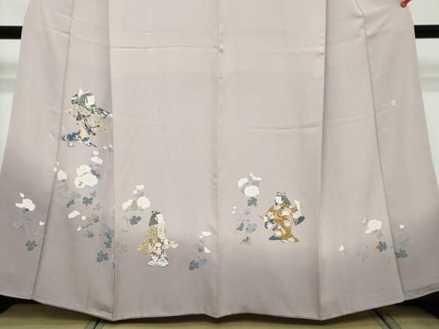 平和屋着物●訪問着 友禅 作家物 童子遊び 暈し染め 正絹 逸品 DABL1016ud