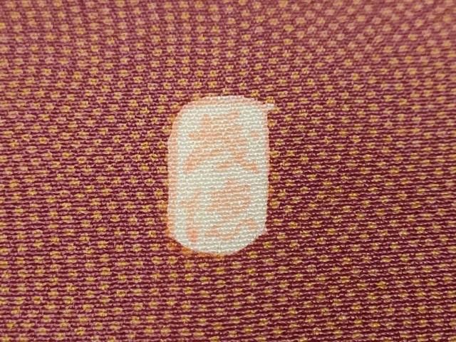 平和屋着物●江戸小紋 訪問着 作家物 枝松文 正絹 逸品 DABL1021ud